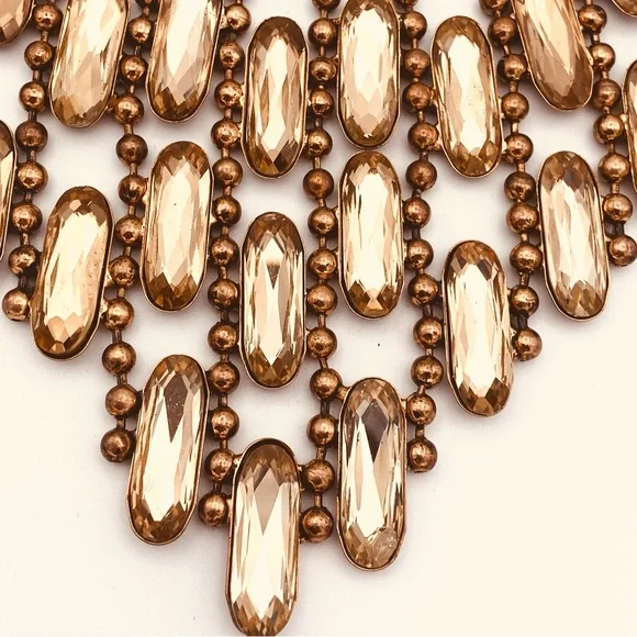 OTT Costume Gold Statement Necklace - Picture 9 of 10